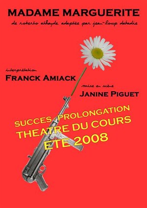 Affiche de Madame Marguerite | Théâtre du Cours