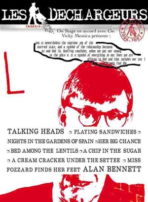 Affiche de Talking Heads | Théâtre Les Déchargeurs