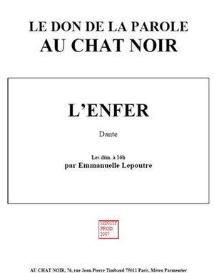 Affiche de Dante - L'Enfer