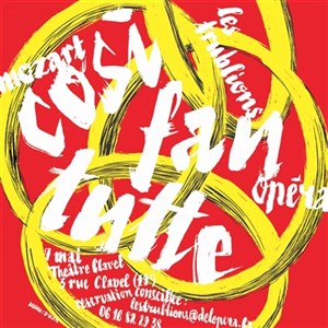 Affiche de Cosi fan tutte par Les Trublions