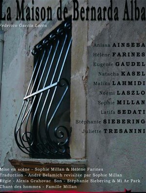 Affiche de La Maison de Bernarda Alba | Théâtre de L'Orme