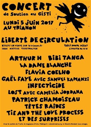 Affiche de Liberté de circulation ! | avec Arthur H, Flavia Coelho, Gaël Faye, Têtes Raides