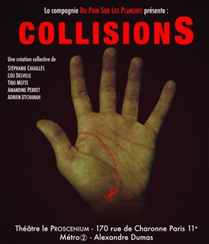 Affiche de Collisions | Théâtre le Proscenium