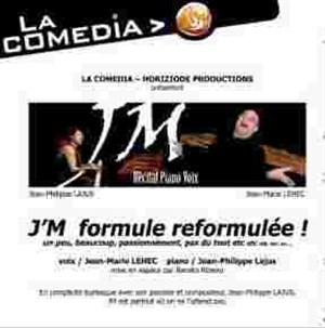 Affiche de J'M formule reformulée !