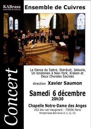 Affiche de KABrass, Concert pour Cuivres