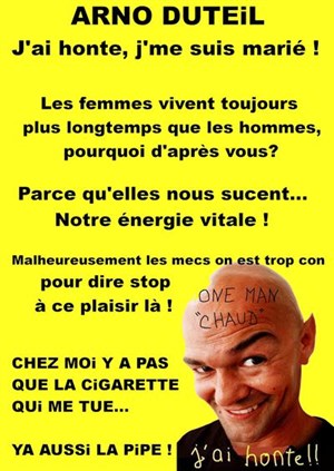 Affiche de Arno Duteil dans J'ai honte, je me suis marié!