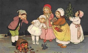 Affiche de contes de noël de noël aux rois mages