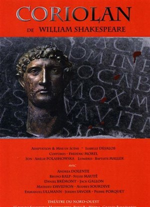 Affiche de Coriolan, de Shakespeare
