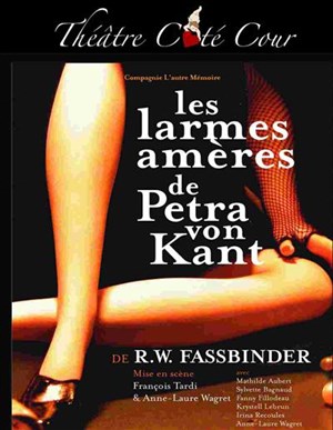 Affiche de Les larmes amères de Petra Von Kant | Theatre Cote Cour