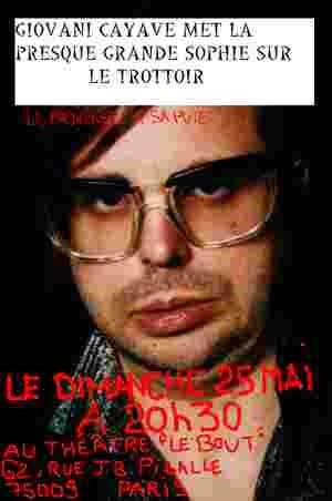 Affiche de Giovanni Cayave invite... la Presque-Grande Sophie