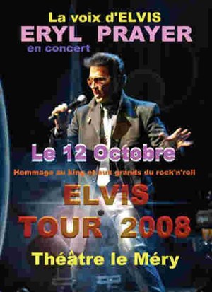 Affiche de la voix d'elvis | Theatre le Méry