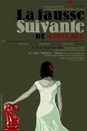 Affiche de La fausse Suivante | Studio Theatre de Montreuil
