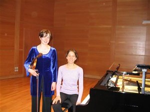 Affiche de Concert piano et violon | Auditorium Paul Arma