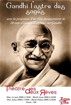 Affiche de Gandhi l'astre des sages