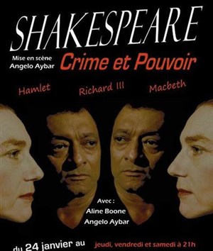 Affiche de Shakespeare, Crime et Pouvoir