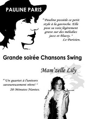Affiche de Pauline Paris + Mamzelle Lily