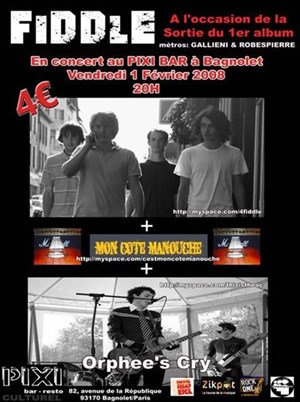Affiche de Fiddle avec Orphee's Cry & Mon Côté Manouche