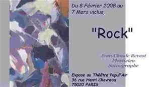 Affiche de Rock par Jean Claude Revest