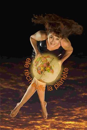 Affiche de elisabeth piron dans Elisabeth réchauffe la planète