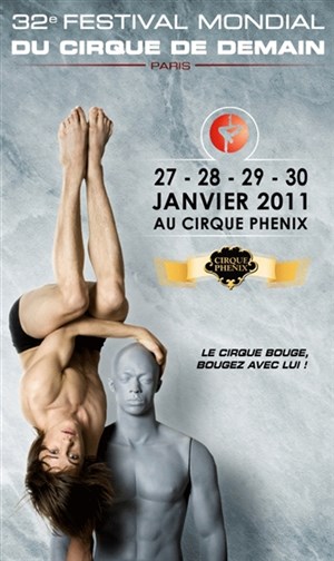Affiche de 32 ème festival mondial du cirque de demain
