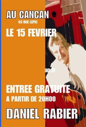 Affiche de Daniel Rabier fait son show