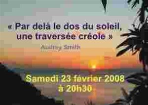 Affiche de Par delà le dos du soleil, une traversée créole