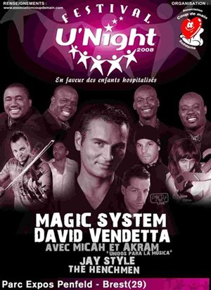 Affiche de Festival U'night 2008