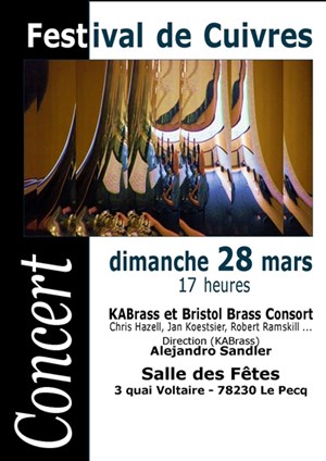 Affiche de Bristol Brass Consort et Kabrass