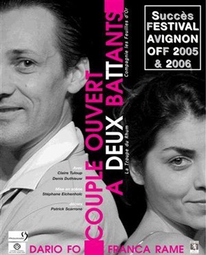 Affiche de Couple ouvert à deux Battants | Théâtre de la Cité