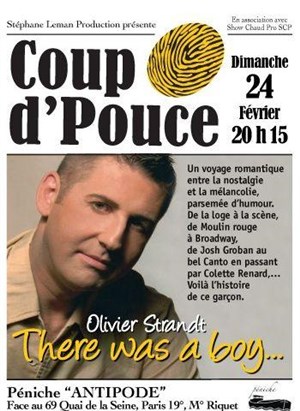 Affiche de Coup de pouce à Olivier Strandt