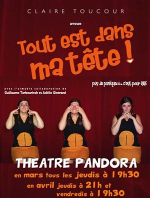 Affiche de Claire Toucour dans Tout est dans ma tête !