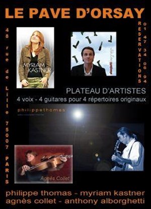 Affiche de Philippe Thomas - Myriam Kastner - Anthony Alborghetti - Agnès Collet