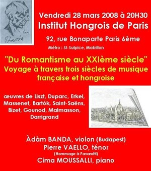 Affiche de Du Romantisme au XXIème siècle