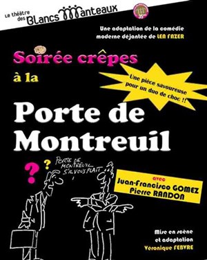 Affiche de Soirée crêpes Porte de Montreuil