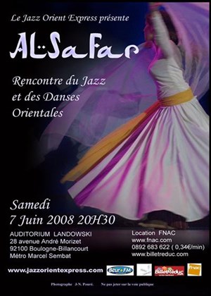 Affiche de Al Safar, rencontre du jazz et des danses orientales