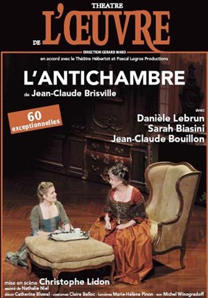 Affiche de L'antichambre | Théâtre de l'Oeuvre,