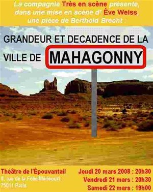 Affiche de Grandeur et Décadence de la ville de Mahagonny de Berthold Brecht
