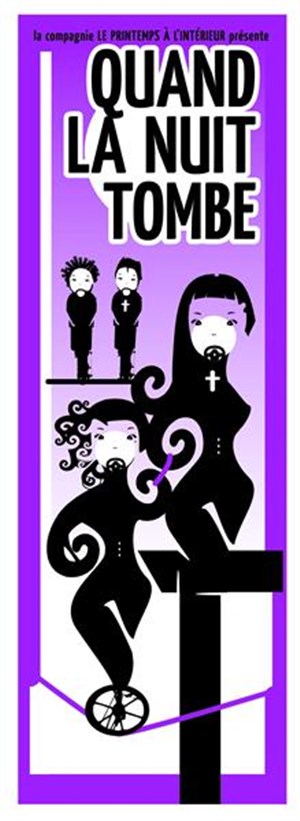 Affiche de Quand la nuit tombe | Centre Culturel des Minimes - Toulouse