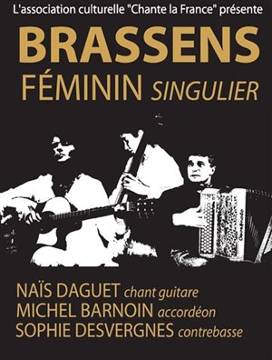 Affiche de Brassens féminin singulier
