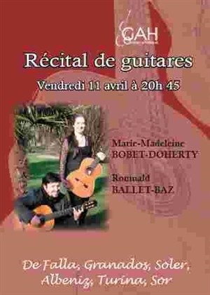 Affiche de Récital deux guitares
