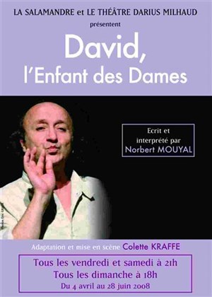 Affiche de David, l'enfant des dames | Théâtre Darius Milhaud