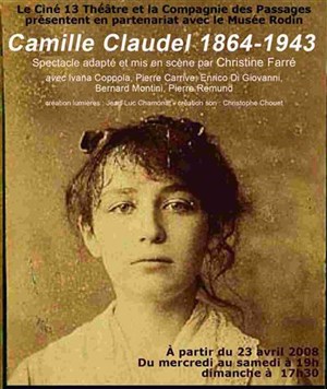 Affiche de Camille Claudel 1864 - 1943