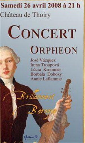 Affiche de Brillamment baroque 2008 | Château de Thoiry