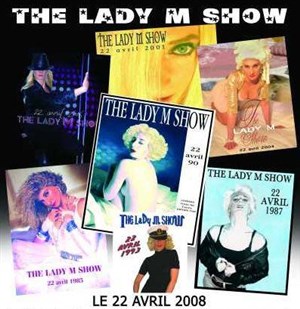 Affiche de The Lady M Show tribute à la Madonne