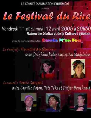Affiche de Festival du Rire | L'Horme