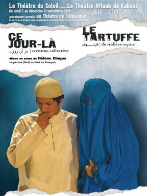 Affiche de Le Tartuffe, reprise du Théâtre Aftaab de Kaboul
