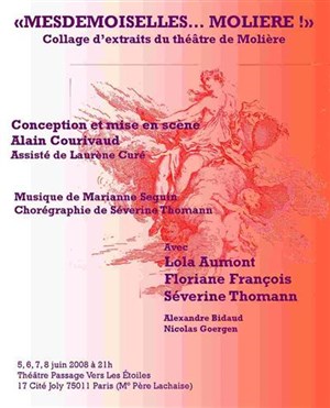 Affiche de Mesdemoiselles... Molière !
