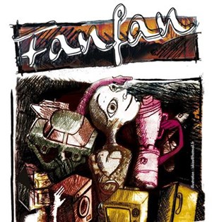 Affiche de Concert Fanfan - chanson chamarrée | Les Pères Populaires