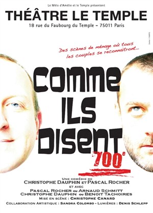 Affiche de Comme ils disent | 500 ème