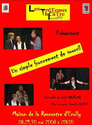 Affiche de Un simple froncement de sourcil par Ged Marlon